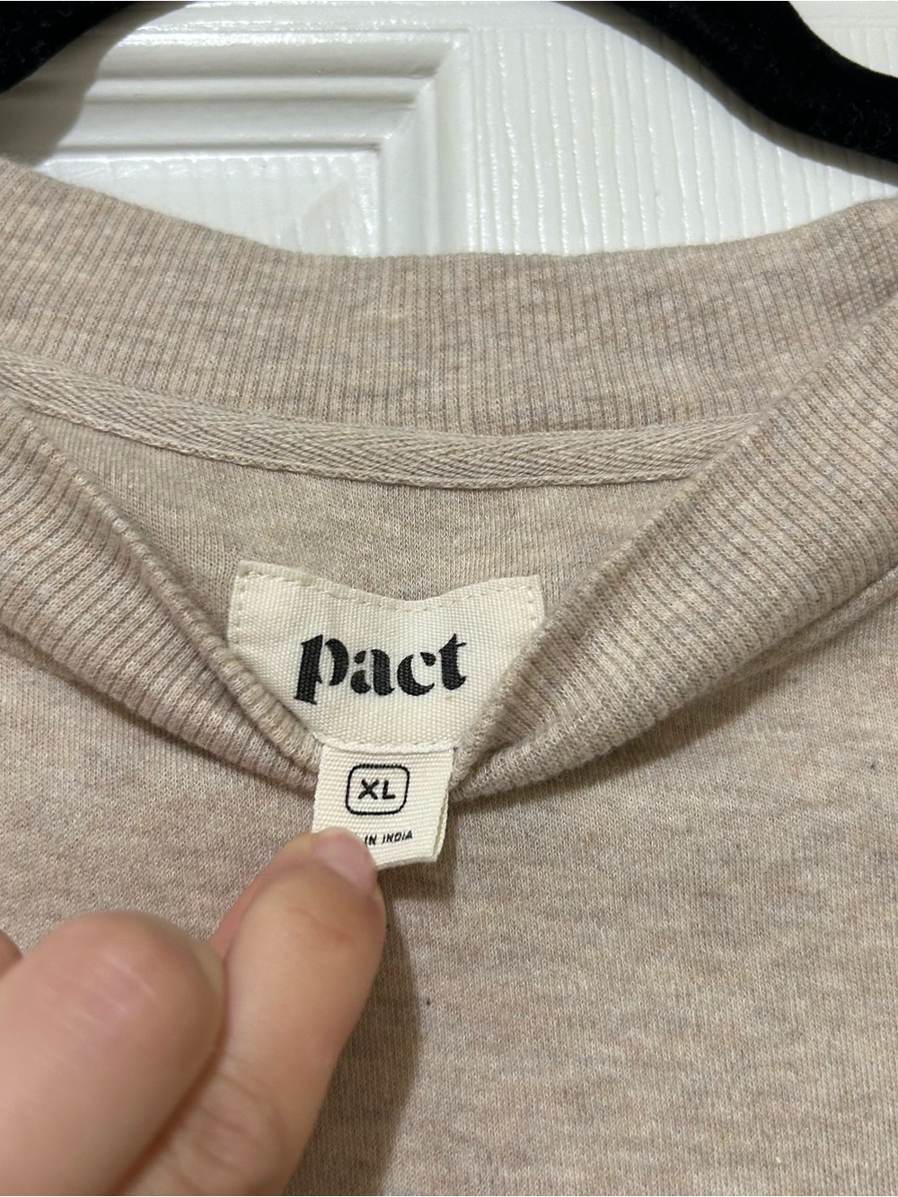 Pact Beige Top Sleeveless Organic Cotton Casual Neutral Gorpcore Granola Sz XL - Picture 5 of 11